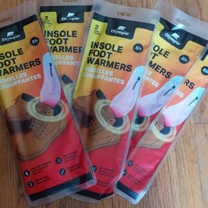 Lot Of 5 Olympia Insole Foot Warmers 8hrs NEW.  (Bag D)